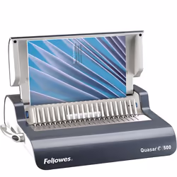 Fellowes Perforelieur Quasar-E 500 Electrique, Electrique, 500 feuilles, Graphite