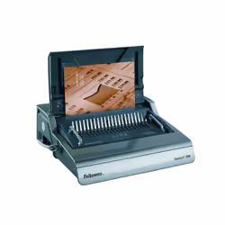 Fellowes Galaxy E Comb, Electrique, 500 feuilles, Noir, Argent