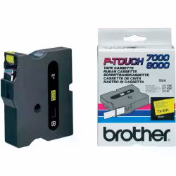 Brother TX-641, Noir sur jaune, TX, Noir, Brother, PT-7000, PT-8000, PT-PC, 1,8 cm