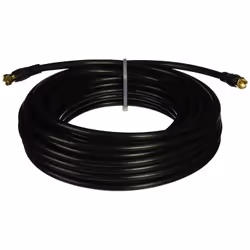 Monoprice 103034, 15,2 m, F-Pin, F-Pin, Noir