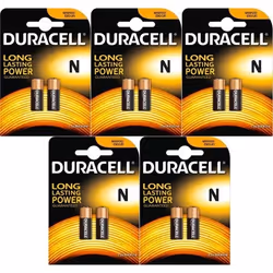 10 x Duracell MN9100 1.5 V pile alCaline LR1 E90 KN