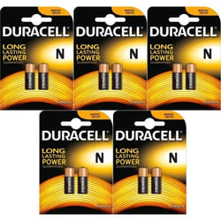 10 x Duracell MN9100 1.5 V pile alCaline LR1 E90 KN
