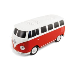 Enceinte Portable Bluetooth - Volkswagen - Combi - Blanc et Rouge - Bluetooth - Câble auxiliaire