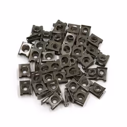 Clips de fixation moto - SOURCING MAP - 50Pcs - Métal - Vert foncé - Résistant à la rouille