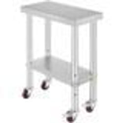 Table de Travail Cuisine à Roulettes - VEVOR - 30x60x80 cm - Capacité de Charge 150kg