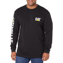 Caterpillar - T-shirt manches longues - Homme (Noir)