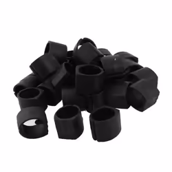 Patin en U - SOURCING MAP - Lot de 30 - Plastique - Noir - Protection pour meubles