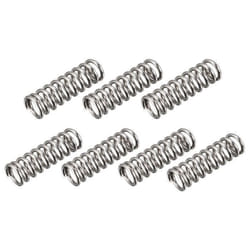 SOURCING MAP Compression Ressort 1.2mm Fil Diamètre 8mm OD 25mm Libre Longueur Ressort Acier Extension Ressort Argent 7Pcs