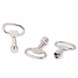 SOURCING MAP Clé à douille triangulaire pour serrure de panneau triangulaire 9mm x 9mm 3Pcs
