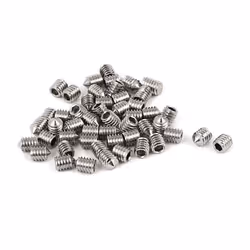 Vis sans filetage - SOURCING MAP - M4 x 5mm - Acier inoxydable 304 - Lot de 50 - Hexagonale