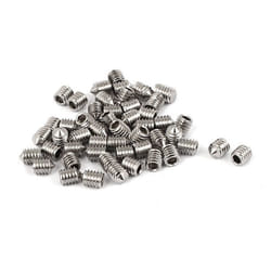 Vis sans filetage - SOURCING MAP - M4 x 5mm - Acier inoxydable 304 - Lot de 50 - Hexagonale