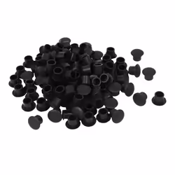 Cache-vis - SOURCING MAP - Couvercle à vis - Plastique - Noir - Lot de 100