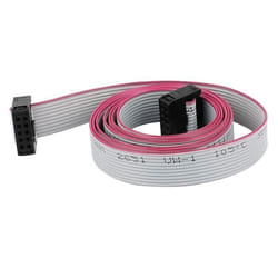 SOURCING MAP 254mm Pas 2 Rangées 10 broches 1m Longueur connecteur IDC femelle à femelle Câble ruban plat