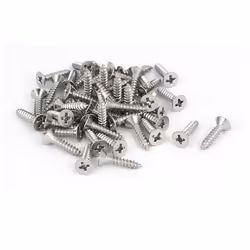 Vis auto-taraudeuse - SOURCING MAP - M35x16mm - Acier inoxydable 316 - Lot de 50 - Tête cruciforme