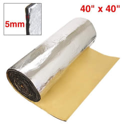 Isolant thermique de voiture SOURCING MAP Tapis isolation barrière acoustique absorption sonore Amortisseur Chaleur Mat 100x100cm