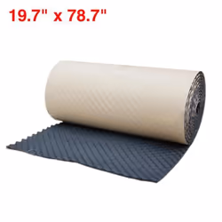 Isolant thermique de voiture SOURCING MAP Isolation Auto Isolation Acoustique Anti-chaleur Mousse Amortisseur 200x50cm