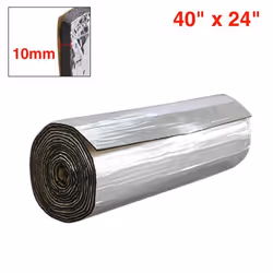Isolant thermique de voiture SOURCING MAP 10mm isolant acoustique audio voiture amortisseur isolation thermique 100x60cm