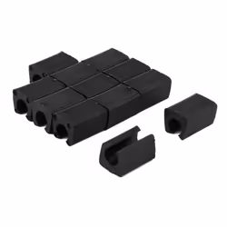 Patins de Chaise - SOURCING MAP - 12 Pcs - Antidérapants - Plastique - Dia 11mm