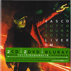 Universal Music Vasco Rossi - Tutto in una notte Live Kom 015, 2CD+2DVD+Blu-ray, Chanteur/auteur-compositeur, Vasco Rossi, Su ...