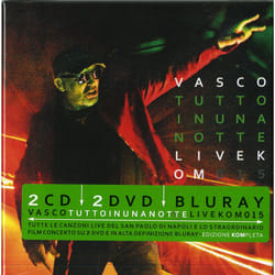 Universal Music Vasco Rossi - Tutto in una notte Live Kom 015, 2CD+2DVD+Blu-ray Chanteur/auteur-compositeur