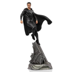 Statue - Iron Studios - Superman Black Suit - Polystone - 30 cm