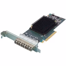 Atto FC-164P, Interne, Avec fil, PCI Express, Ethernet, 6400 Mbit/s, Vert