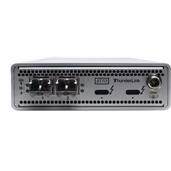 Atto ThunderLink FC 3162, Thunderbolt 3, SFP+, SFP+, Métallique, 16 Gbit/s, 0 - 36 °C, -40 - 70 °C