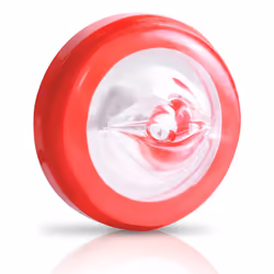 Pipedream Mega-Bator Caresse masculine Noir, Rouge, Transparent Élastomère