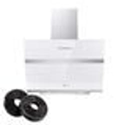 CIARRA Hotte Inclinée 60cm Wi-Fi Connecté Booster 4 Vitesses 650 m3/h Classe A+++ Hotte Touche Tactile Blanc