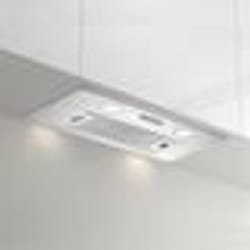 CIARRA Hotte Intégrée 52cm Groupe Filtrant 300 m³/h  3 Vitesses - Evacuation ou Recyclage LED - Inox