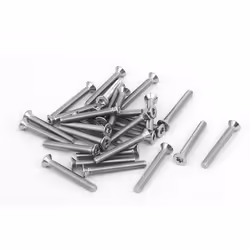 Vis Torx - SOURCING MAP - M25x20mm - Acier Inoxydable 304 - Tête Plate T8 - Lot de 30