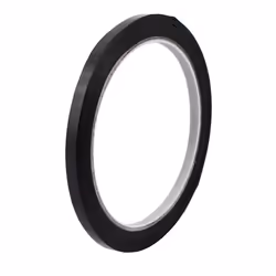 SOURCING MAP Ruban adhésif Mylar noir 5mm - Longueur 50 m