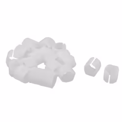 Pied de meuble SOURCING MAP Patin Pied Chaise Tube Rond Embout Pied Table Fauteuil Meuble Plastique Forme U Blanc 21mmx22mm 2 ...