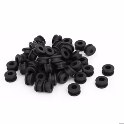Passe Fil - SOURCING MAP - 0427 - 50Pcs - Caoutchouc - 5mm Diamètre