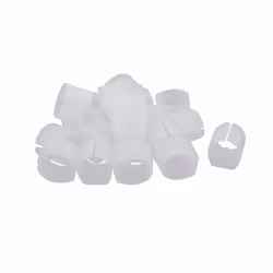 Pied de meuble SOURCING MAP 21mm ID Patin Pied Chaise Forme U Embout Table Tampon Meuble Plastique Antidérapant Blanc 20Pcs