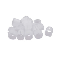 Pied de meuble SOURCING MAP 21mm ID Patin Pied Chaise Forme U Embout Table Tampon Meuble Plastique Antidérapant Blanc 20Pcs