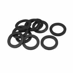 Rondelle plate - SOURCING MAP - 35mm OD 24mm ID - Lot de 10 - Caoutchouc