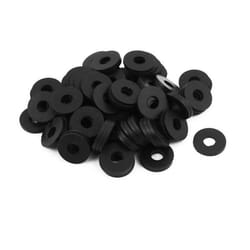 Rondelle plate - SOURCING MAP - Caoutchouc - 6mm ID - 16mm OD - 15mm Épaisseur - 100Pcs