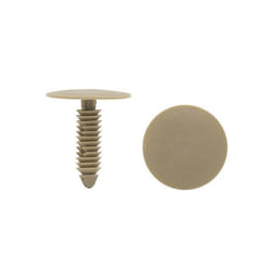 Rivet SOURCING MAP 7mm x 25mm x 28mm Panneau porte voiture habillage plastique beige rivets Clips retenue 30Pcs