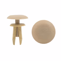 SOURCING MAP 20Pcs 8mm auto voiture camion Beige Rivets plastique aile bouclier colliezs type à pousser in