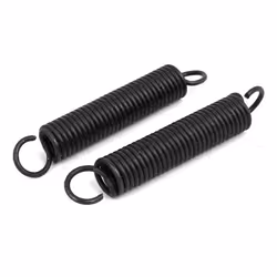 SOURCING MAP Ressort Tension Ressorts Extension 2.5mm Fil Dia 18mm OD 110mm Libre Longueur Acier à ressort 2 Crochets 2Pcs