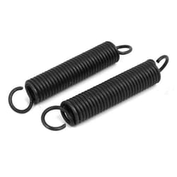SOURCING MAP Ressort Tension Ressorts Extension 2.5mm Fil Dia 18mm OD 110mm Libre Longueur Acier à ressort 2 Crochets 2Pcs