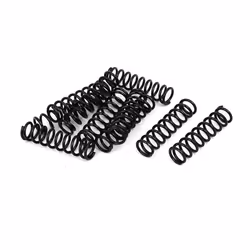 SOURCING MAP Ressort de Compression 1.2mm Fil Diamètre 9mm OD 35mm Libre Longueur Ressort Acier Extension Ressort Noir 10Pcs