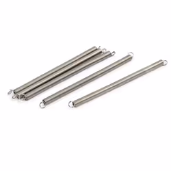 SOURCING MAP Ressort de Traction Ressort de Tension Ressorts d᾽Extension 0.3mm x 3mm x 60mm Acier inoxydable 304 Argenté 5Pcs