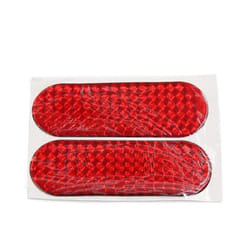SOURCING MAP 4Pcs Avertissement Stickers Réfléchissant pour Voiture Adhésif Autocollant Rouge 12 x 4cm