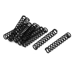 SOURCING MAP Ressort de Compression 1.2mm Fil Diamètre 8mm OD 45mm Libre Longueur Ressort Acier Extension Ressort Noir 10Pcs