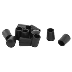 Protection pied de meubles - SOURCING MAP - Caoutchouc - 12 pièces - Noir - 8mm ID