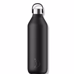 Chilly Series 2, 1000 ml, Utilisation quotidienne, Noir, Abyss, Adulte, Acier inoxydable