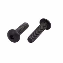 sourcing map 2pcs M5x20mm classe 10.9 vis à filetage à gauche marche arrière vis à vis
