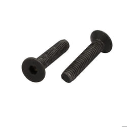 Vis SOURCING MAP 2pcs M4x20mm Boulon Filetage à Gauche Tête Plate à Six Pans Creux Classe 10.9